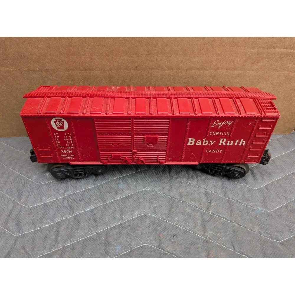Lionel O Gauge Train Set Lot 43 Track Cars Caboose Boxcar Baby Ruth Tappan...